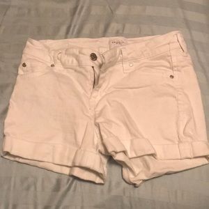 White shorts barely worn